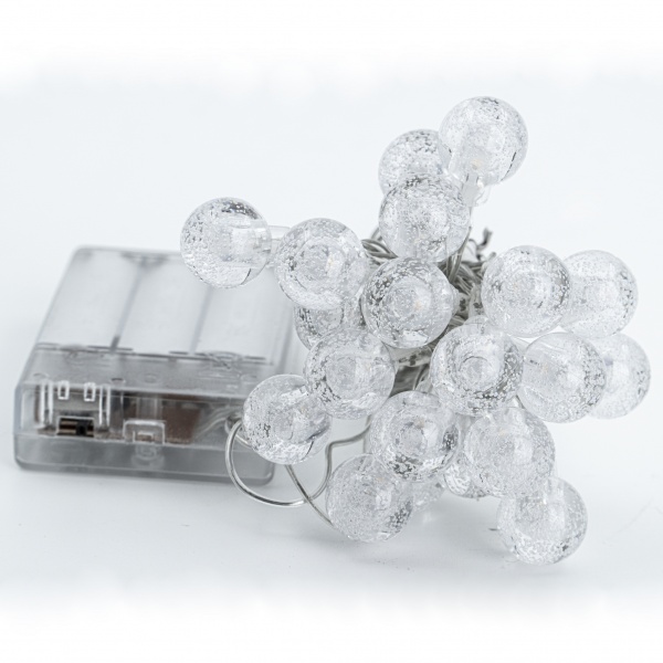 Декоративная гирлянда Altalusse (INL-2707B-20 Warm) встроенный светодиод (LED) 20 ламп 3 м 