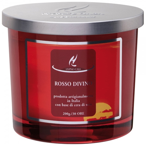 Свічка ароматична Hypno Casa ROSSO DIVINO 200г 