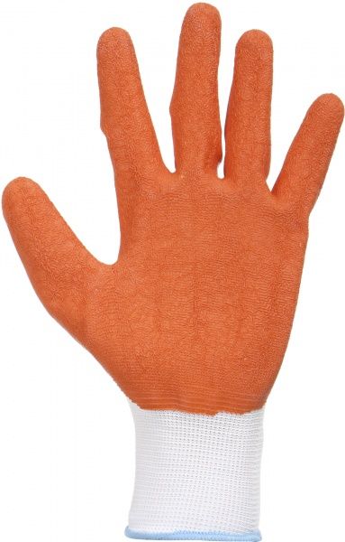 Рукавички ArtMaster з покриттям латекс XL (10) RWnyl Orange