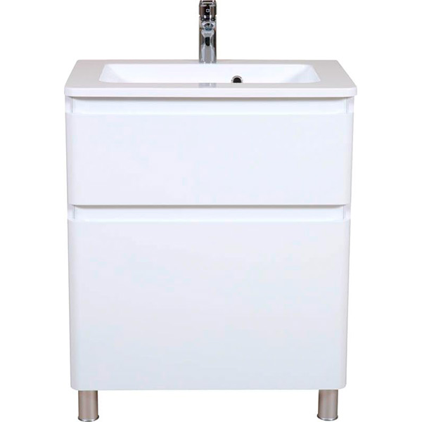 Тумба напольная Aqua Rodos Акцент белая 60 см под умывальник АР000040144