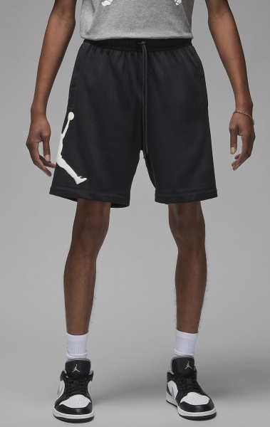 Шорти Nike M J ESS FLC HBR SHORT DX9667-010 р. XL чорний