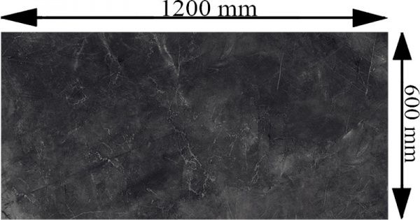 Плитка Cifre Лотус блек пулідо 60x120 