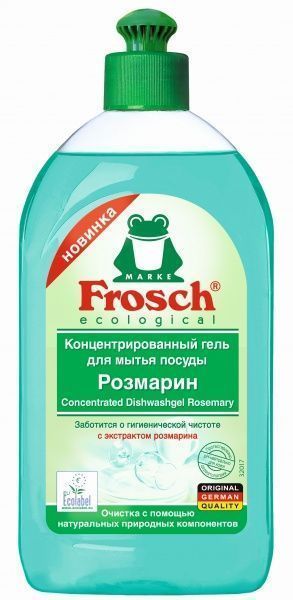 Гель для ручного мытья посуды Frosch концентрат Розмарин 500л