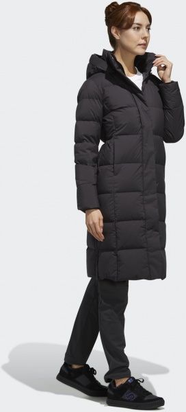 Куртка Adidas W LONG DOWN PK EH3987 40 черный