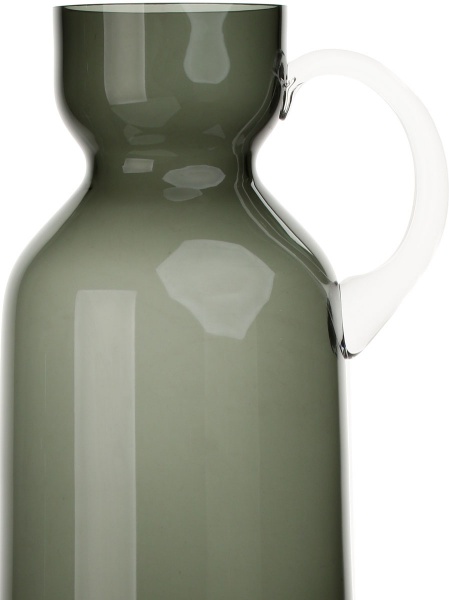 Ваза стеклянная зеленая Bottle d18 h55 см Wrzesniak Glassworks