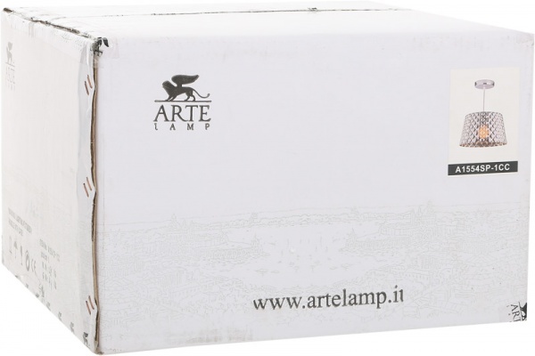 Подвес Arte Lamp Facezia 1xE27 хром A1554SP-1CC 
