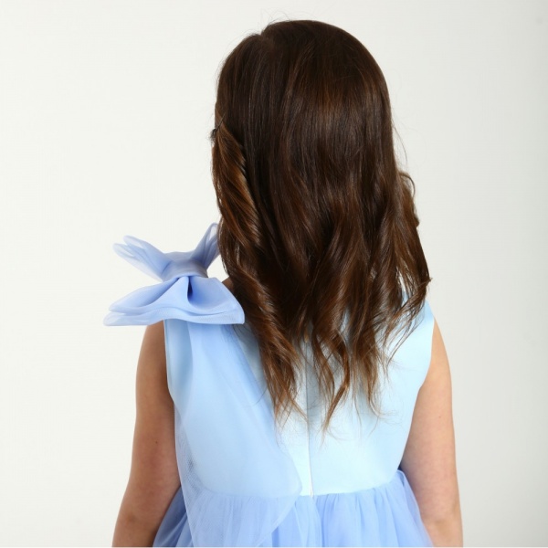 Платье Maya-MI Бант с лентой 0105-0023-11-1 р.128 голубой 