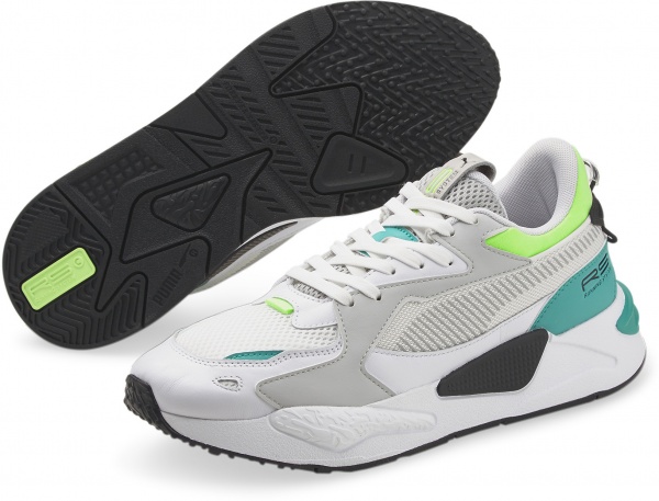Кроссовки Puma RS-Z Core 38359003 р.UK 11 бело-зеленый