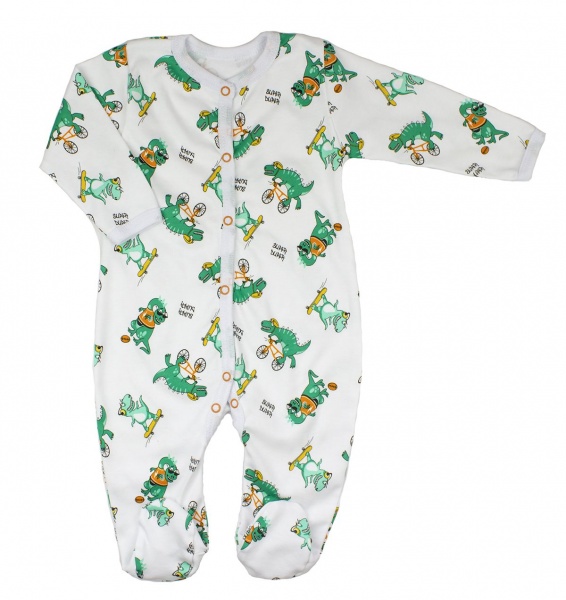 Человечек для мальчика Маленькие люди Дино р.68 белый 