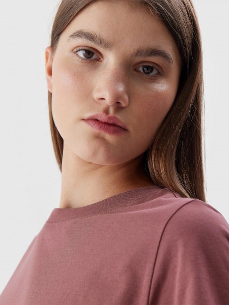 Футболка 4F TSHIRT F1169 4FWAW23TTSHF1169-60S р.XL коричневий