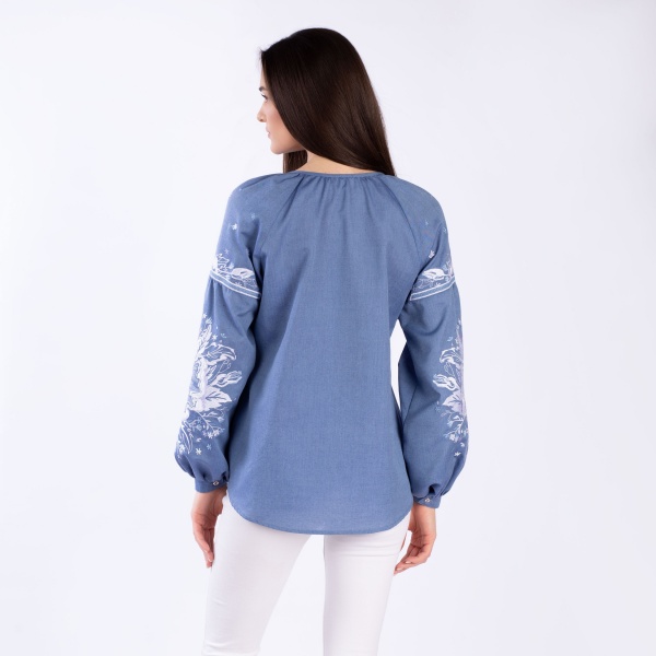 Вишиванка Едельвіка синій р. 48 166-22/00 