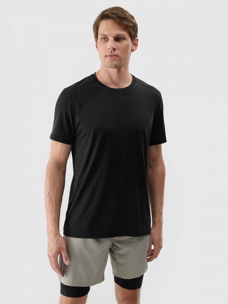 Футболка 4F TSHIRT FNK M1343 4FWSS25TFTSM1343-20S р.2XL чорний