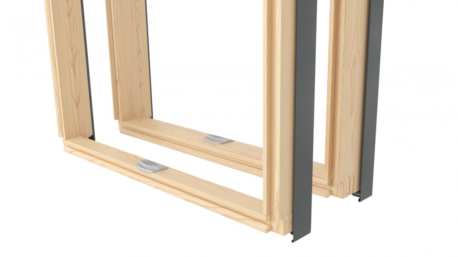 Вікно мансардне RoofLITE+ 66x118 без вентиляції, нижня ручка DPY F6A B900