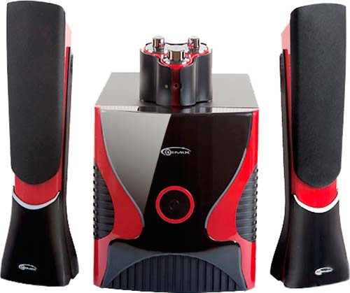 Акустична система Gemix SB-75 2.1 red/black 