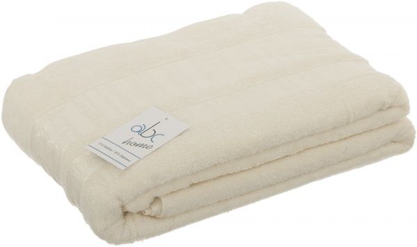 Простирадло махрове 160x215 см кремовий ABC 