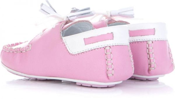 Пінетки дитячі MIRACLE р. 19 0-1-16-1 рожево-білий 