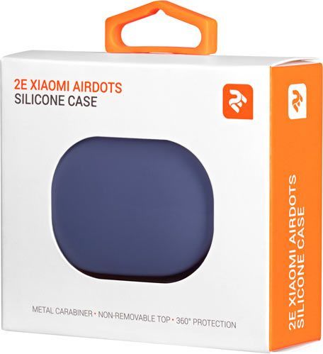 Чохол для навушників 2E для Xiaomi AirDots Pure Color Silicone (1.5mm) lavender (2E-MI-D-IBSI-1.5-LV) 