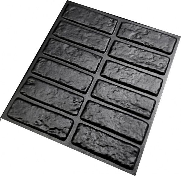 Форма для плитки прямая Монтана 360x400x10 мм 