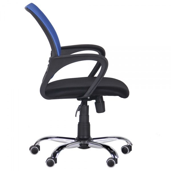 Кресло AMF Art Metal Furniture ВебХром Tilt спинка-сетка черный/синий 
