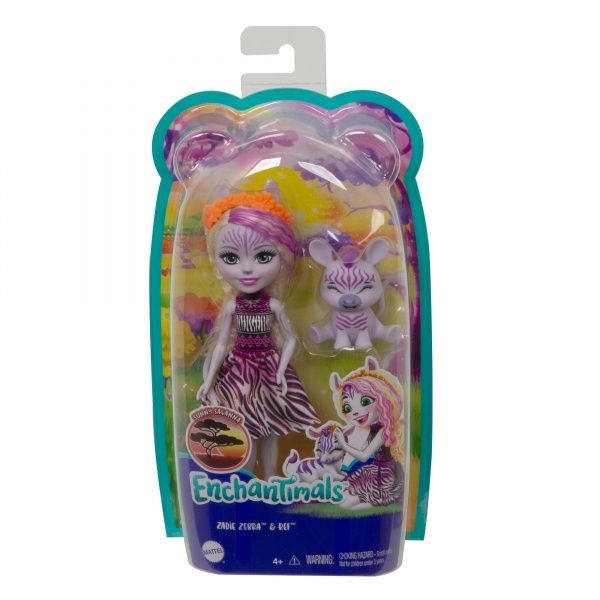 Кукла Enchantimals Зебра Зеди