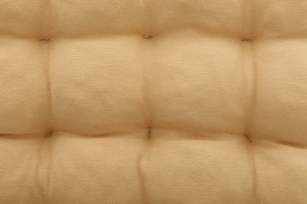 Подушка Bella Vita Duk стеганая бежевая 38х38х5 см