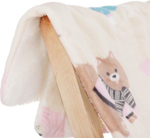 Плед Lotus Собачки 100x120 см айвори 21kf-06 