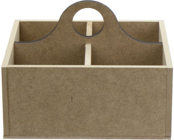 Набор для декупажа Ящик для чая МДФ 4 ячейки 18х16х12,5 см Albero 