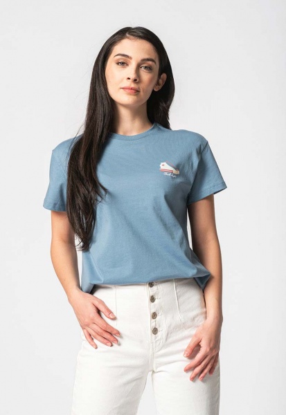 Футболка Converse Relaxed Sneaker Tee 10022975-494 р.XS блакитний