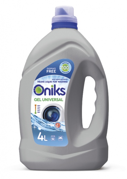 Жидкое средство для машинной и ручной стирки ONIKS UNIVERSAL 4 л 