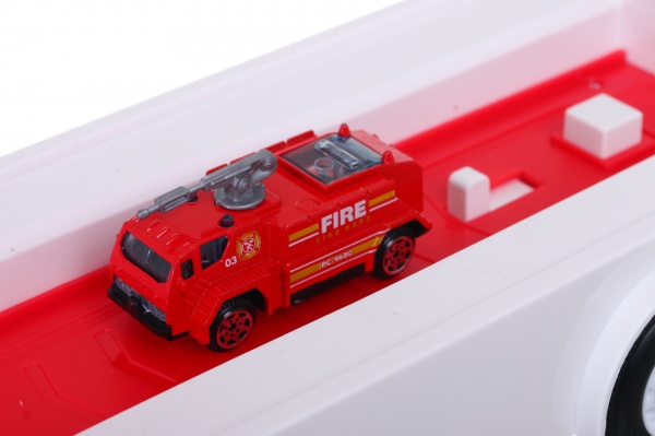 Іграшка Shantou Евакуаційний контейнеровоз-гараж червоний OTB0581804