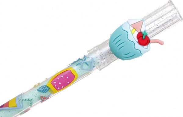 Ручка масляная YES Aloha Party 0,7 мм синяя 