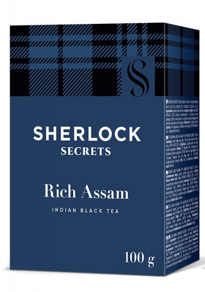Чай чорний Sherlock Secrets Rich assam 100 г 