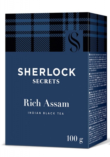 Чай черный Sherlock Secrets Rich assam 100 г 