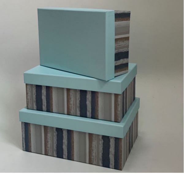 Коробка подарочная UFO W2356 28x20x12 см Blue