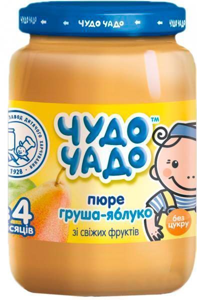 Пюре Чудо-Чадо Яблоко и груша 170 г 4820016251458 