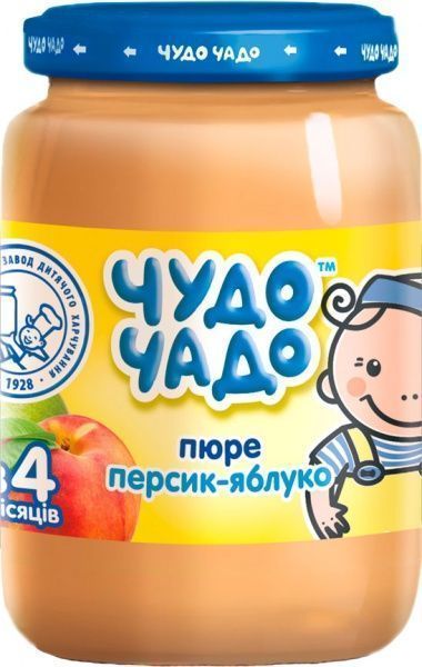 Пюре Чудо-Чадо Яблуко і персик 170 г 4820003688274 