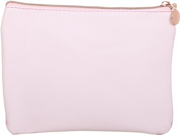 Пенал на блискавці Романтика ID13665 рожевий із малюнком