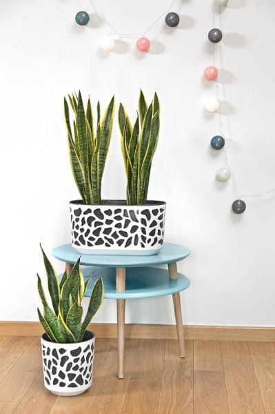 Горщик Lamela Дует 400 овальний кремовий 