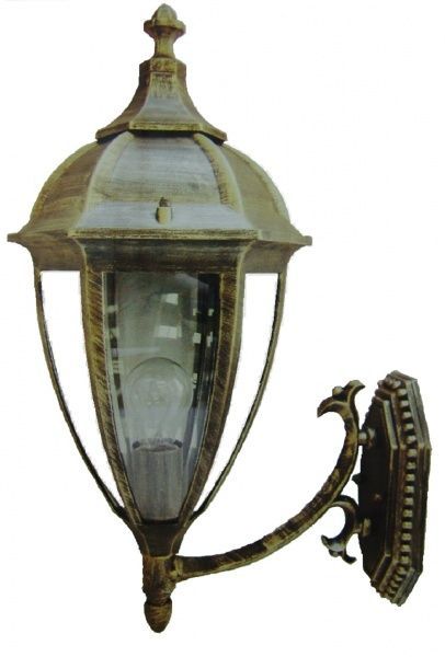 Світильник вуличний настінний Інтерклас Ліма 8021W20 E27 60 Вт античне золото 