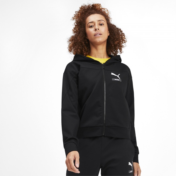 Джемпер Puma NU-TILITY FZ Hoody 58039801 р. XS черный