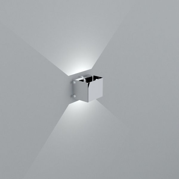 Светильник настенный Iterna 2Qube G4 хром 