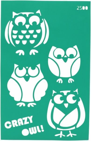 Трафарет самоклейкий №2500 серія Тварини GPТ50045847 130x200 мм Rosa Talent