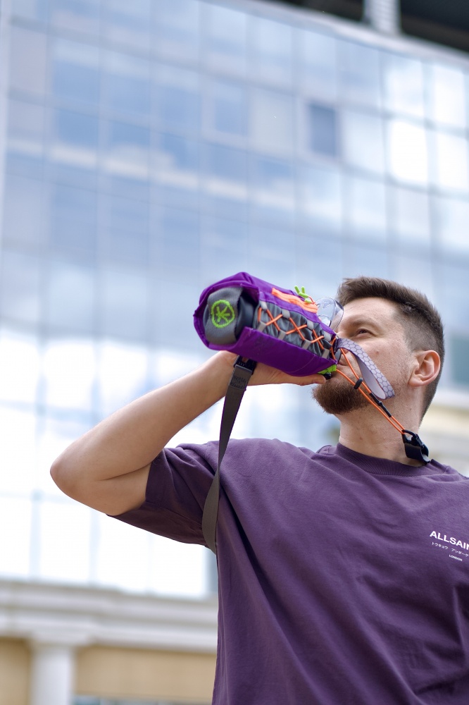 Сумка для пляшки ROOTS Osaka фіолетова RTS-04 фіолетовий