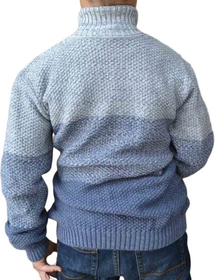 Кофта Trio Melang р.122-128 синий (008/020) 