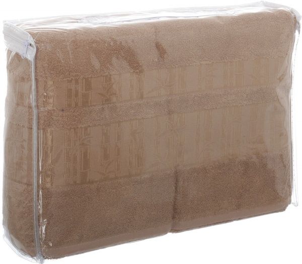 Простынь махровая 200x220 см бежевый ABC 