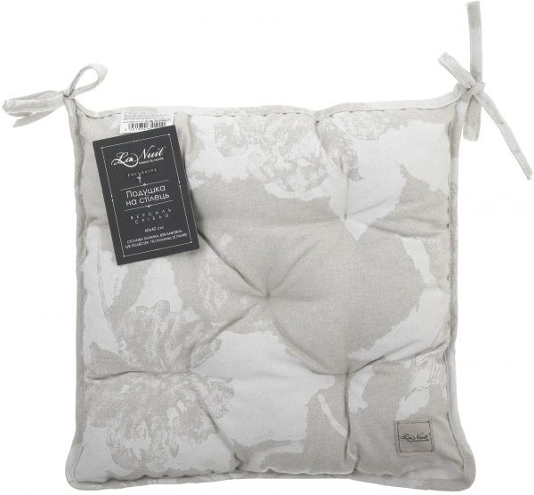 Подушка на стул Версаль серебро La Nuit