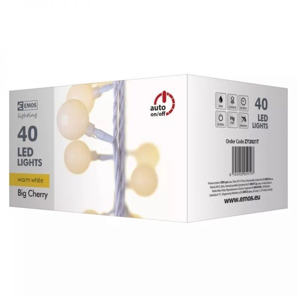 Декоративная гирлянда Emos ZY2021T светодиодная (LED) 40 ламп 4 м