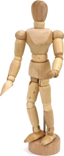 Манекен мужчина дерево высота 30,48 см