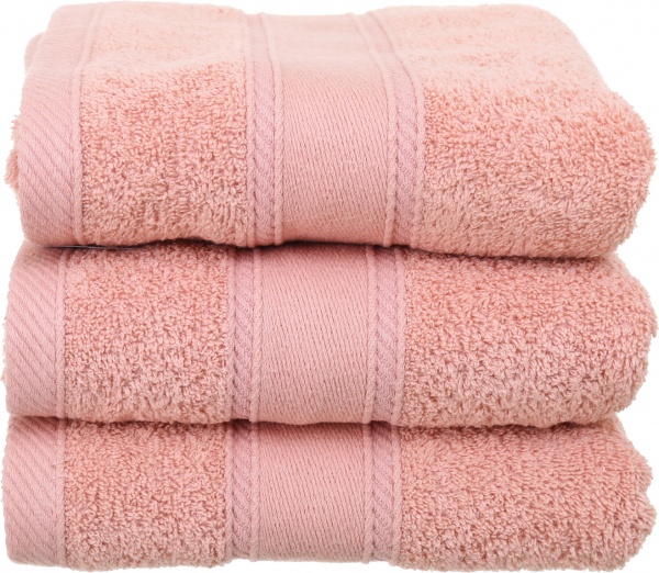 Рушник махровий МХ Б593 70x130 см пудра Yanatex 