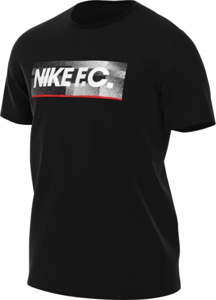 Футболка Nike M NK FC TEE SEASONAL BLOCK DH7444-010 р.M чорний